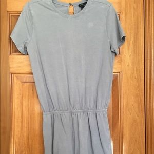 Forever 21 gray short sleeve romper